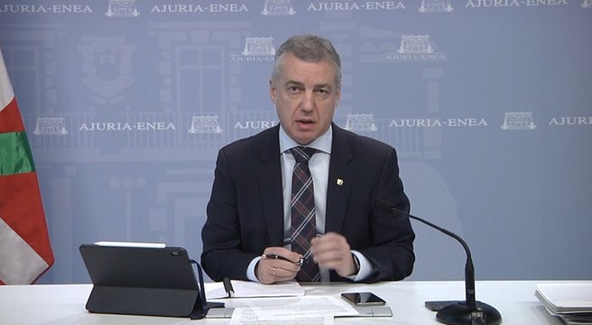 Urkullu pide al Gobierno certezas sobre sus planes