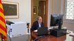 Torra, en videoconferencia con Sánchez y demás líderes autonómicos