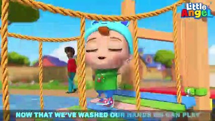 Wash Your Hands More! A Cleaning Song Little Angel Kids Songs