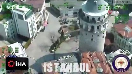 Sokağa çıkma yasağı olan illerdeki durum havadan böyle görüntülendi