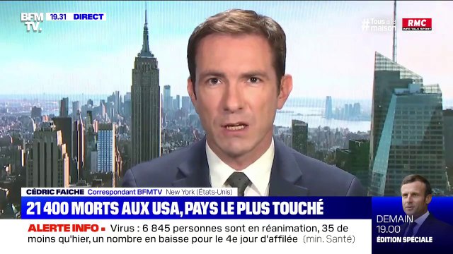 Coronavirus: le bilan s'élève à 21.418 morts aux États-Unis