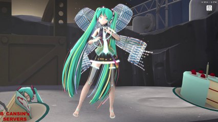 SFM Hatsune Miku Celebration low gravity dance 4K 60 FPS MAX SET