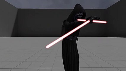 SFM Kylo Ren Starwars raw animation Test1