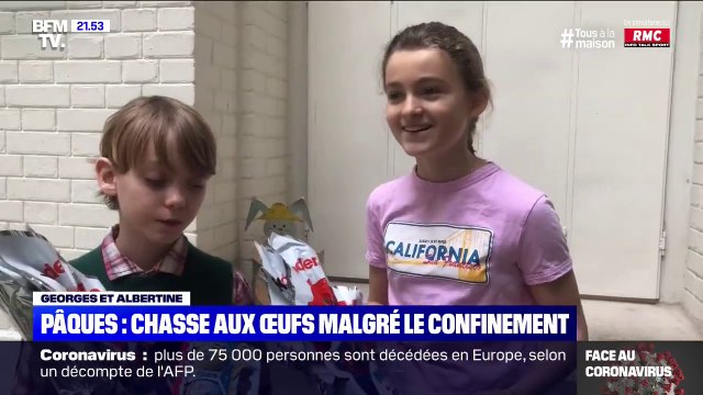 Pâques: dans cet immeuble parisien, la chasse aux oeufs a quand même eu lieu
