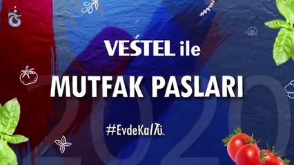Trabzonsporlu Serkan Asan, yemek yaparak "evde kal" çağrısında bulundu