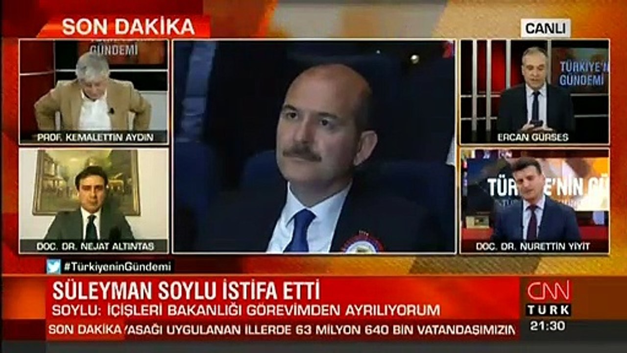 Son dakika... İçişleri Bakanı Süleyman Soylu istifa etti