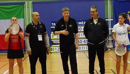 PAULHAN-MEZZOLOMBARDO  (qualification) 27th European Cup Tamburello Indoor 2020
