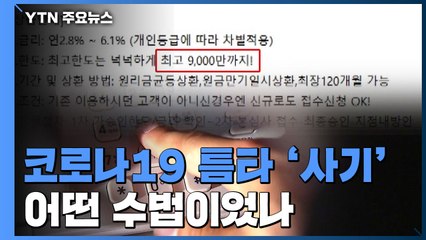 코로나19 틈타 "저금리 대출" 사기 극성...'전화 가로채기' 수법 / YTN