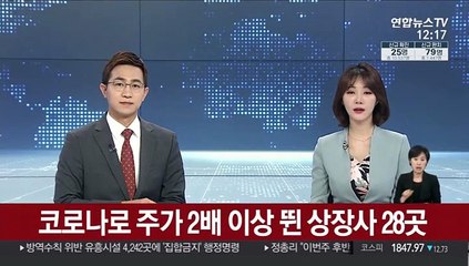 코로나19에도 28곳 주가↑…두달새 5배 뛰기도