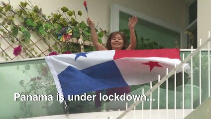 Panama police sing and dance to support citizens in lockdown