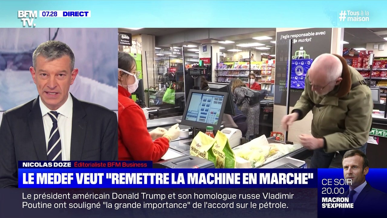 Le Medef veut "remettre la machine en marche" - 13/04