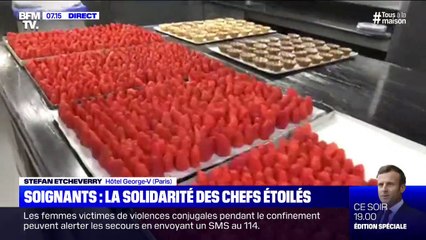 Download Video: Des chefs étoilés du George V préparent un repas de rêve pour soutenir des soignants