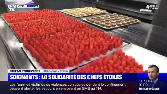 Des chefs étoilés du George V préparent un repas de rêve pour soutenir des soignants