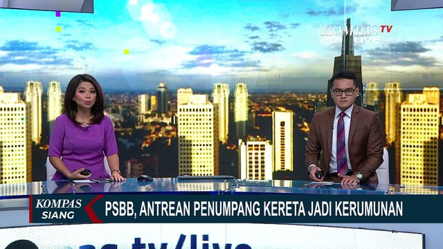 Pengurangan Jadwal KRL, Antrean Penumpang Bertambah