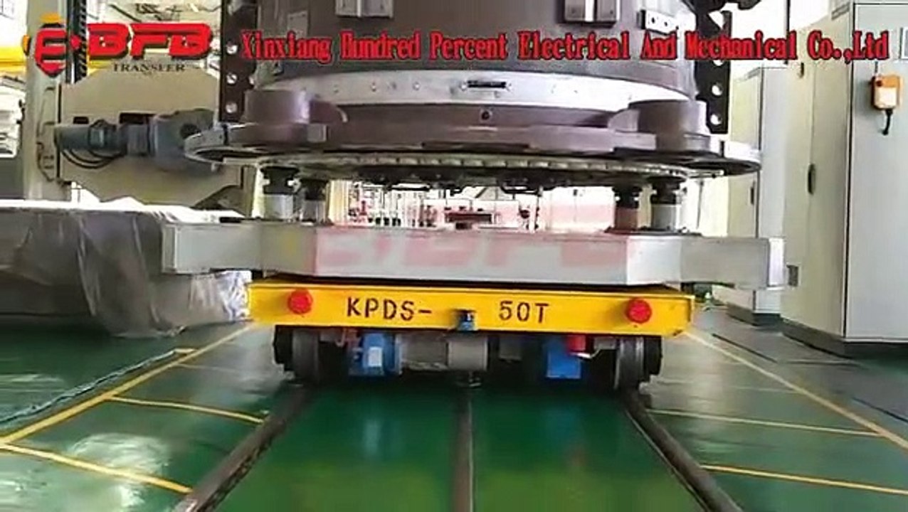 Product Handling Motorized Railway Trolley/1-500 Ton Heavy Duty Transfer Rail Cart