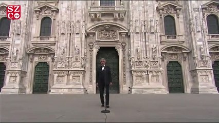Andrea Bocelli'nin, Duomo Katedrali'ndeki 'Umut İçin Müzik' konseri milyonları ağlattı