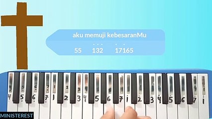 NOT PIANIKA LAGU AJAIB TUHAN [JCLF] | LAGU ROHANI