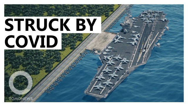 Nearly 600 sailors have COVID-19 on a US aircraft carrier