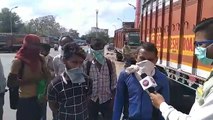 People are walking home during  lockdown: लॉकडाउन के दौरान लोग पैदल ही जाने को मजबूर