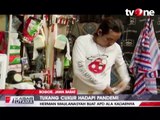 Tukang Cukur Nyentrik, Beroperasi di Tengah Pandemi Corona