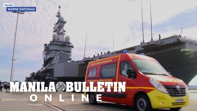 French aircraft carrier docks with COVID-19-positive sailors