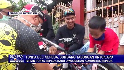 Niat Tulus Akram Membantu Tim Medis, Berbuah Sepeda Impian