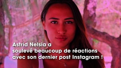 Astrid Nelsia  elle montre son nouveau masque à ses abonnés, ils remarquent autre chose