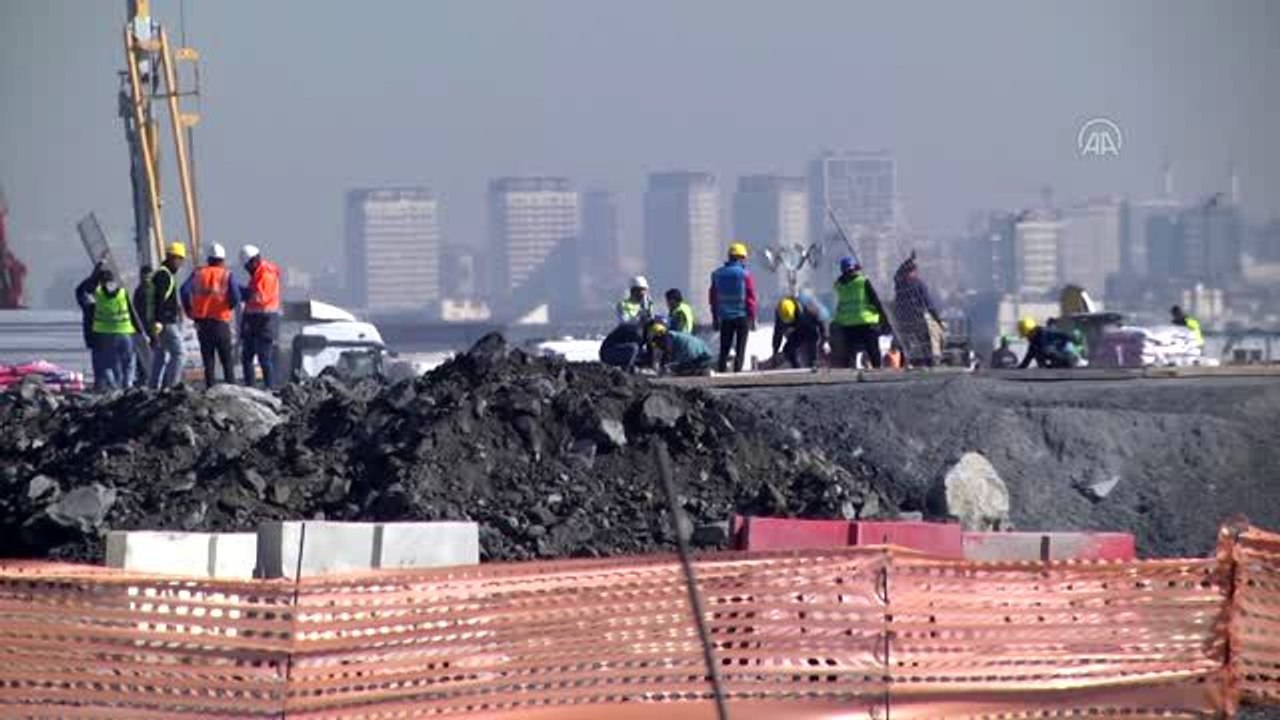 Atatürk Havalimanı'ndaki hastane inşaatında hummalı çalışmalar sürüyor