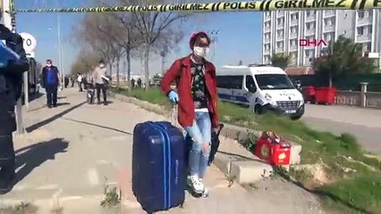 KKTC'den gelip karantina altına alınan 473 kişi tahliye edildi