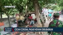 Cegah Virus Corona, Polisi Bubarkan Pasar Hewan