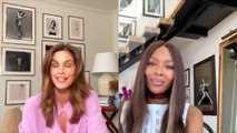 Entrevista de Naomi Campbell a Cindy Crawford donde desvela secretos de su lunar