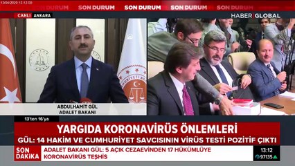 Adalet Bakanı Gül: Açık cezaevindeki 3 mahkum koronavirüsten hayatını kaybetti