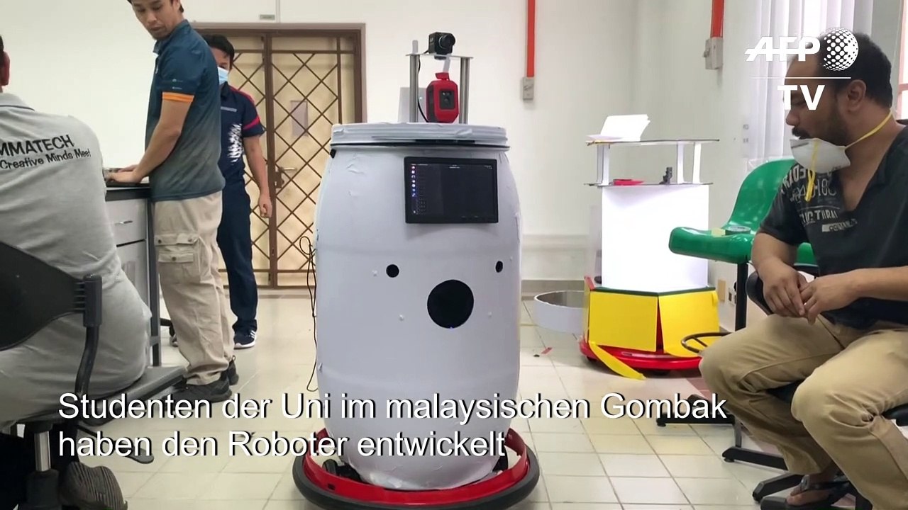 Keine Ansteckungsgefahr: Roboter soll Corona-Infizierten helfen