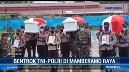 Jenazah Anggota Polri Korban Bentrok Dikembalikan ke Keluarga