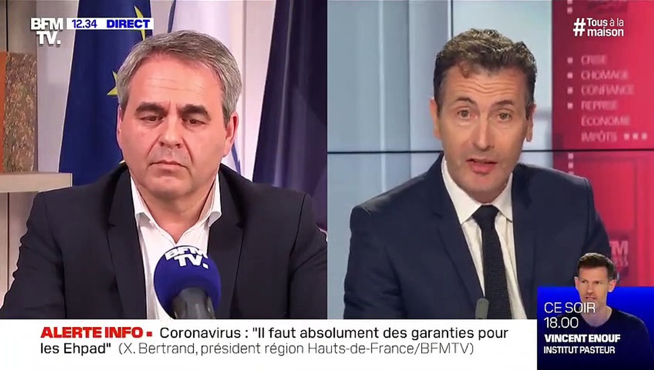 Gros coup de gueule de Xavier Bertrand : "Les salariés sont pas responsable de tout ça, et on leur dit que c'est eux qui vont payer la facture ?!"