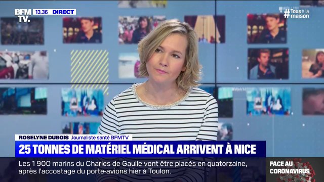 Coronavirus: 25 tonnes de matériel médical arrivent à Nice