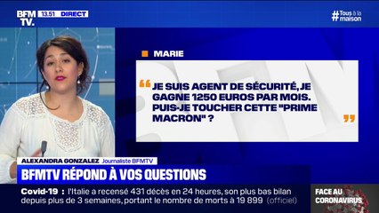 Je suis agent de sécurité et gagne 1250 euros par mois, puis-je toucher la "prime Macron" ?