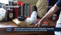 Sekret Aji Makassar Disatroni Pencuri, Maling Gasak Laptop Dan Handphone