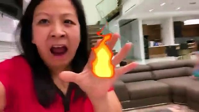 ESCAPE THE LAVA MONSTER!!! The Floor is Lava Challenge with Kaji Family!!!