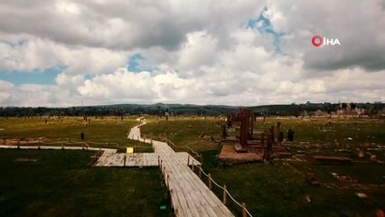 Ahlat'ın tarihi mekanlarında korona virüs sessizliği