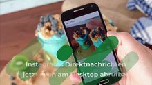 Instagrams Direktnachrichten jetzt auch am Desktop abrufbar