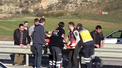 Motosiklet kazası: 1 ölü 1 ağır yaralı