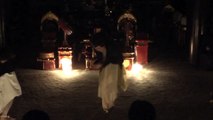 Marishiten at Japanese temple, dance in Tokyo
