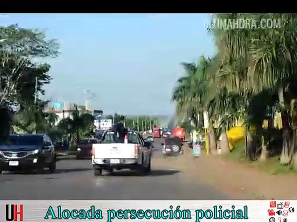 Alocada persecución policial - ÚH