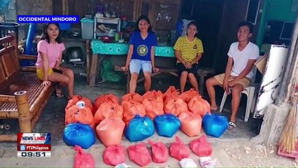 Occidental Mindoro students help ease the impact of CoVID-19 on residents