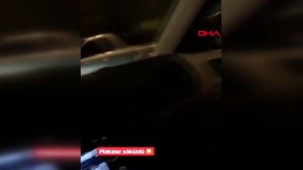KONYA Plakaları söküp 'artık Konya Emniyeti düşünsün' dedi, yakalanınca özür diledi