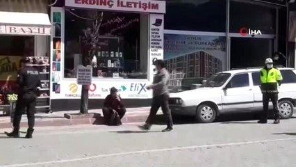 Karantinadan kaçtı polisten kaçamadı