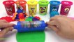 Learn Colors with Paly Doh Doraemon and Ocean Tools Cookie Molds Surprise toys Yowie LOL