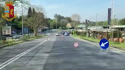 Coronavirus, controlli dela Polizia di Stato sul litorale romano (13.04.20)