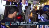 Polisi Dan TNI Bubarkan Warga Yang Kumpul Di Warkop